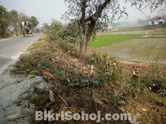 পাকা রোডের সাথে জমি বিক্রয়